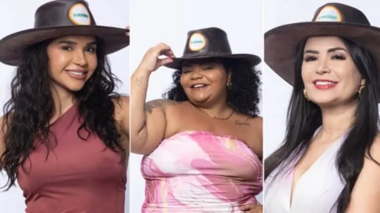 Gizelly Bicalho, Flora Cruz e Vanessa Carvalho