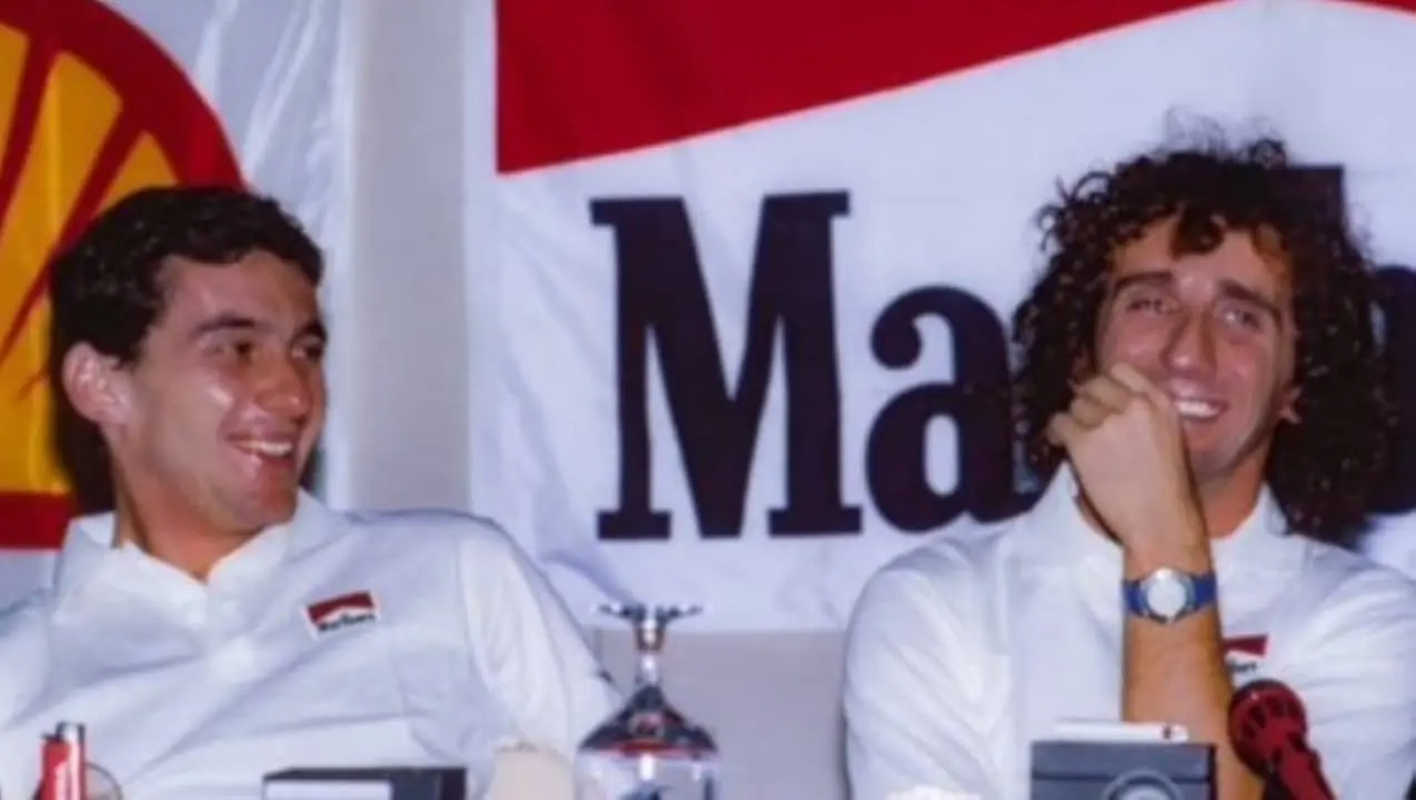 Ayrton Senna e Alain Prost