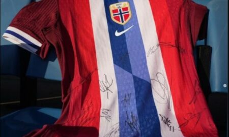 Camiseta de futebol da Noruega