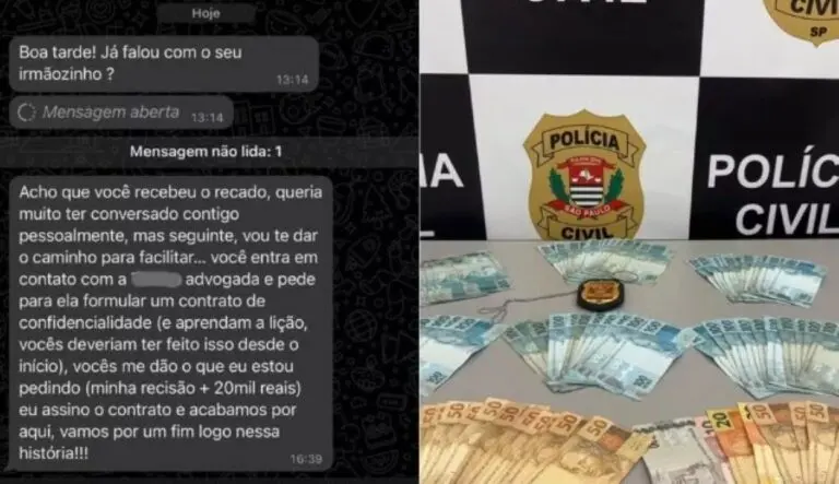 Extorsão por funcionário demitido