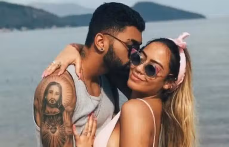 Gabigol e Rafaella Santos