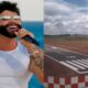 Gusttavo Lima e sua pista de pouso particular