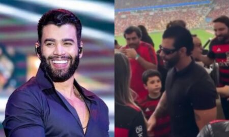 Gusttavo Lima jogo do flamengo