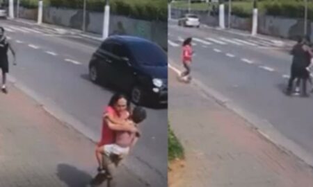 Homem tenta sequestrar criança de babá