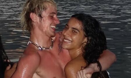 Juliano Floss e Marina Sena