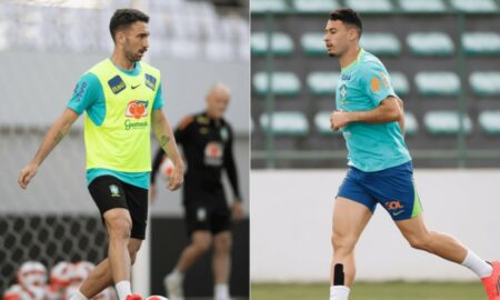 Leo Ortiz e Martinelli Seleção Brasileira
