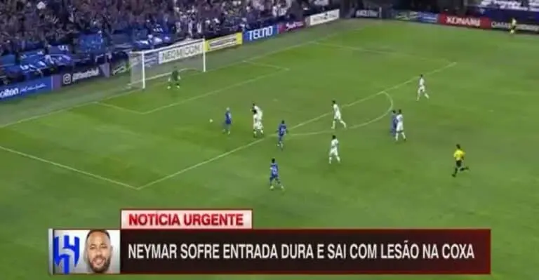 Neymar Lesão