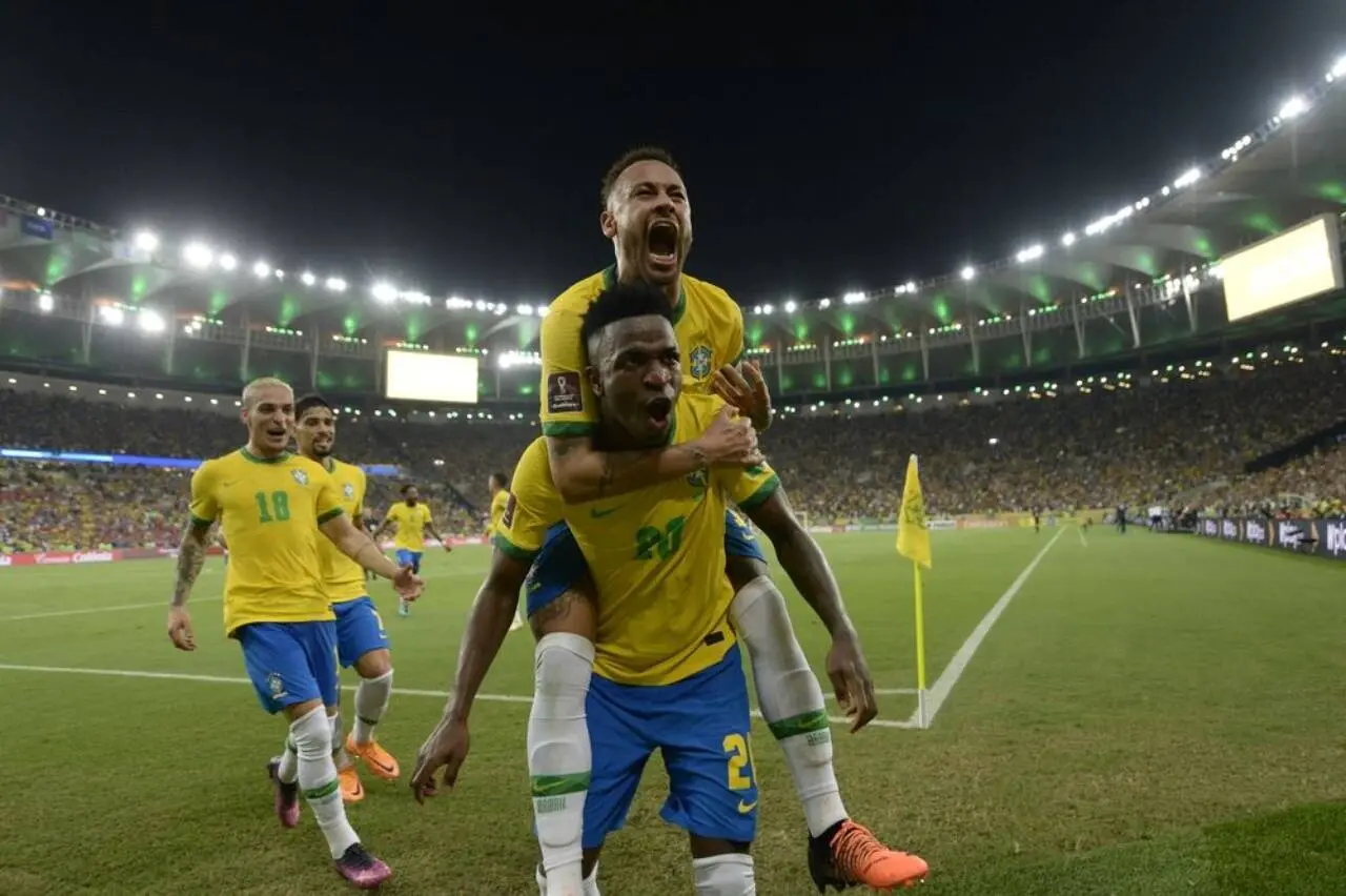 Neymar e Vini Jr Seleção
