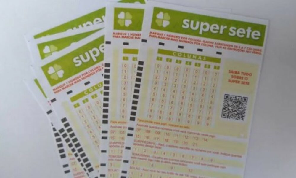 Super Sete 845 acumula e sorteio de R$ 300 mil acontece hoje às 21h