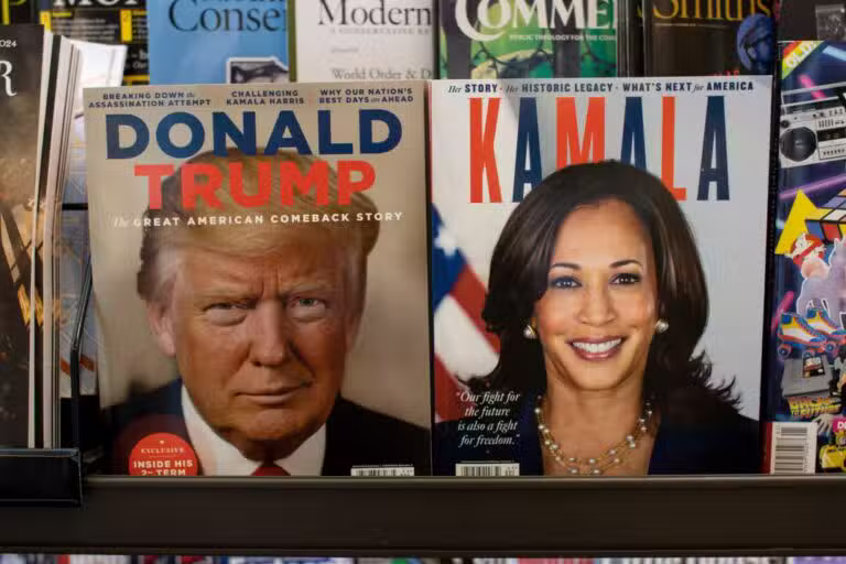 Trump e Kamala