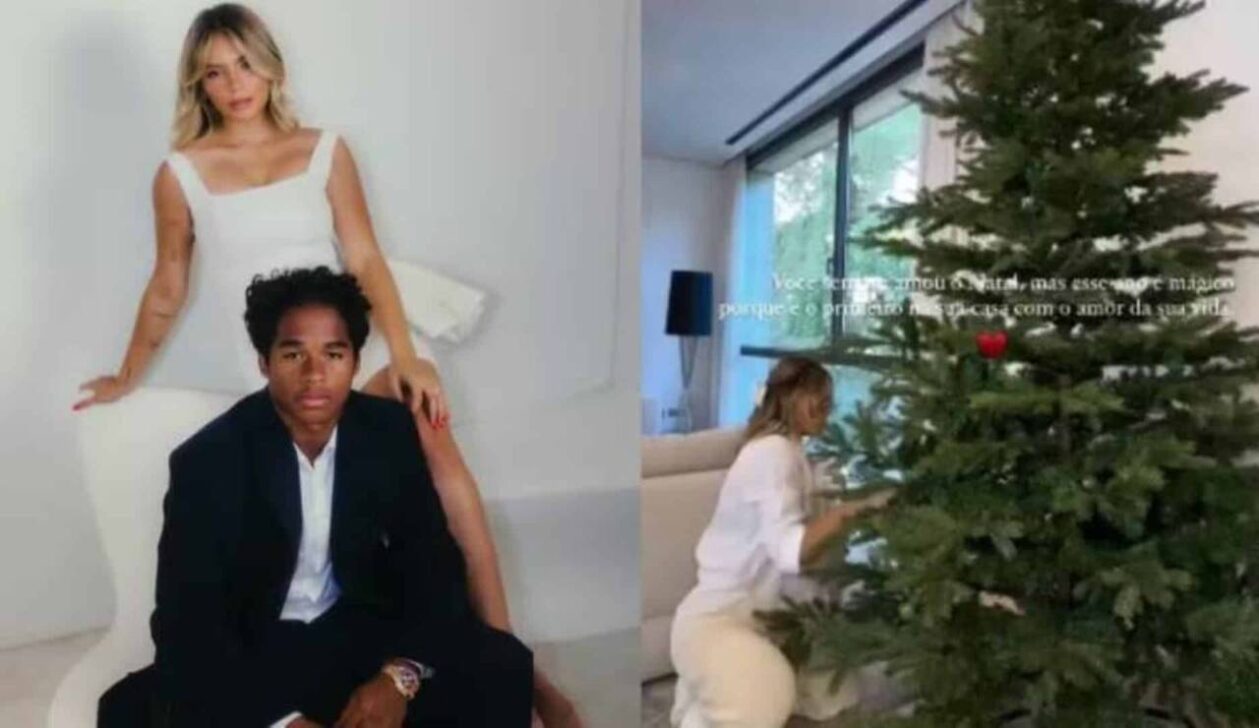 endrick e arvore de natal