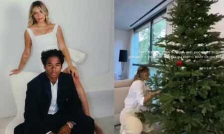 endrick e arvore de natal