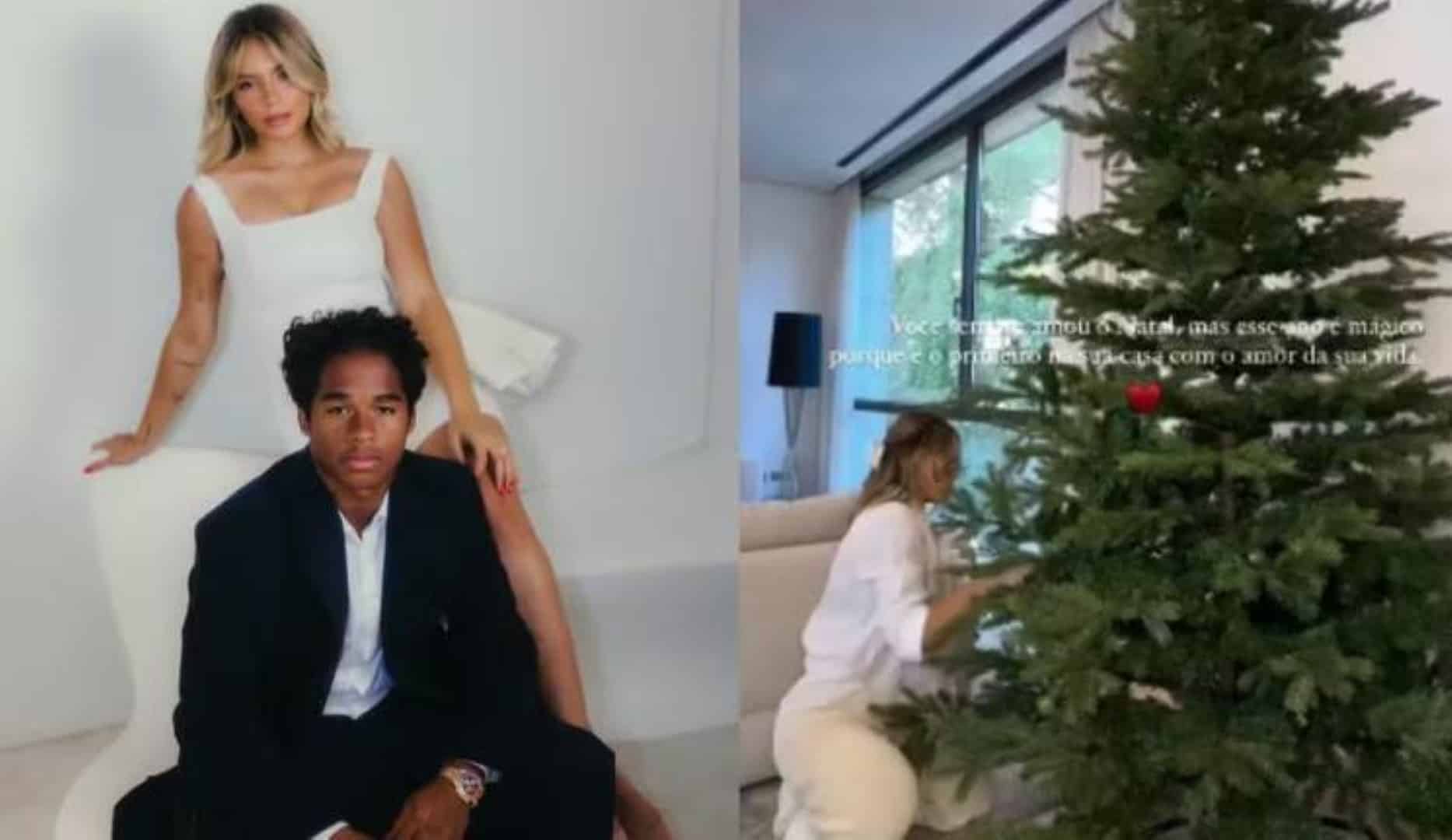 endrick e arvore de natal