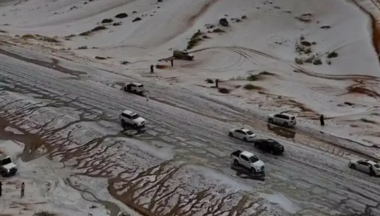 neve no deserto x