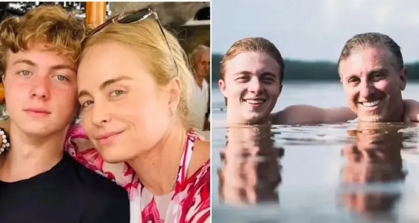 Benício Huck, Angelica, Luciano Huck