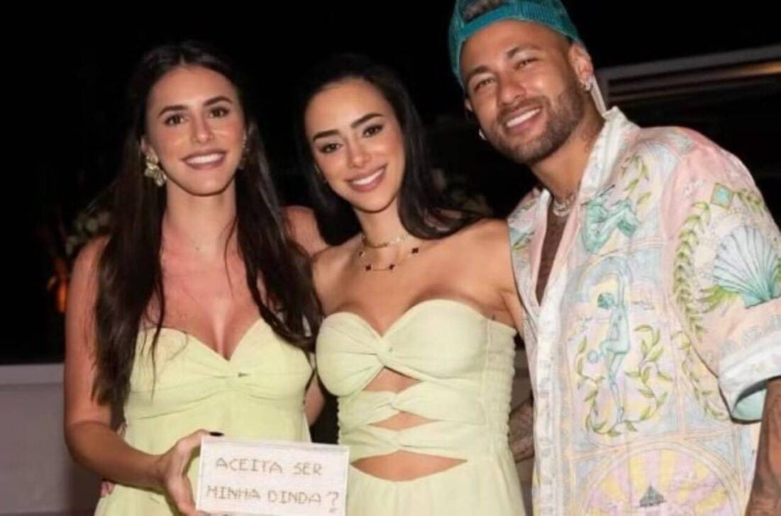 Bianca Biancardi, Bruna Biancardi e Neymar JR