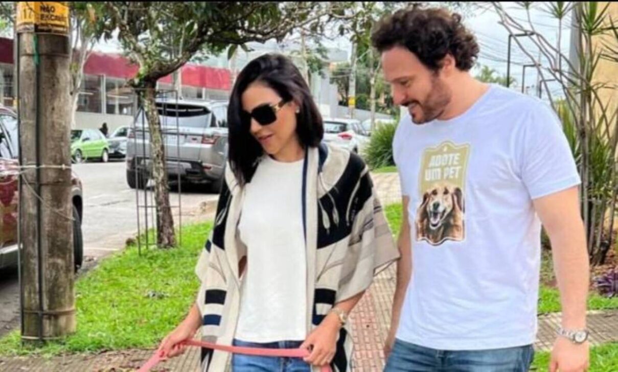 Cintia Chagas e Frederico Borges