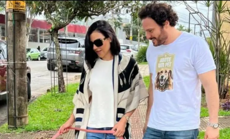 Cintia Chagas e Frederico Borges