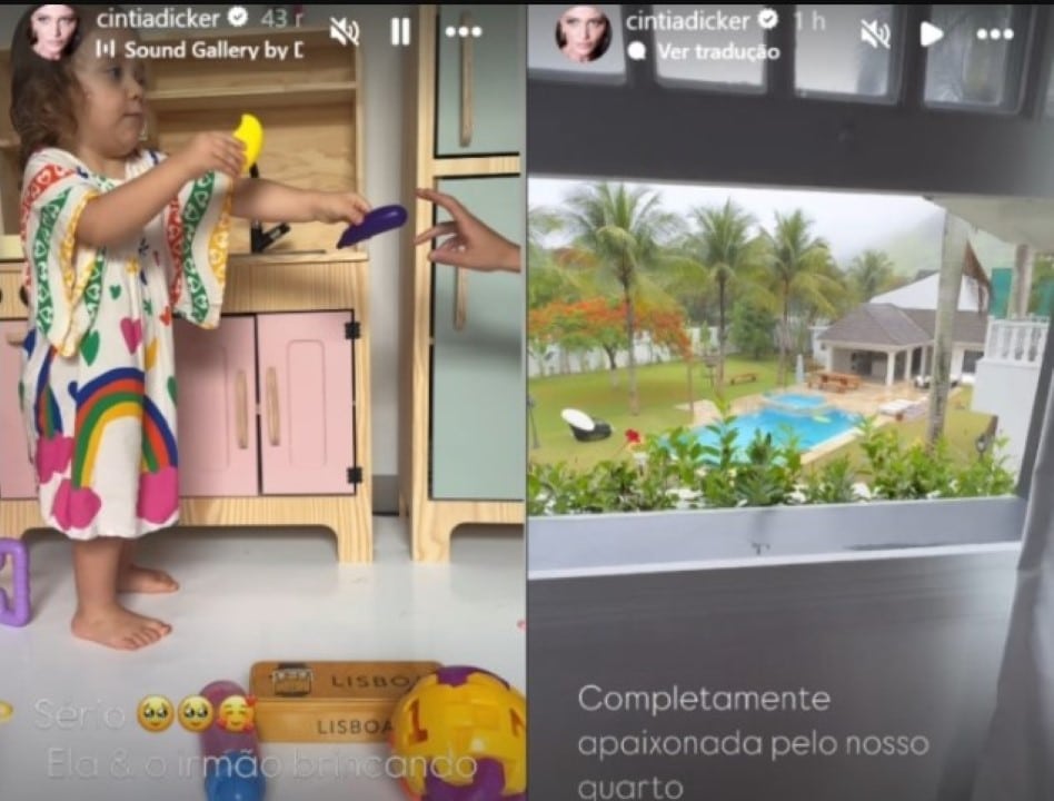 Cintia Dicker mosta casa própria