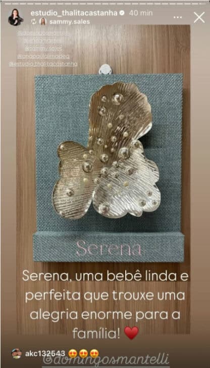 Decoração da Maternidade da Serena