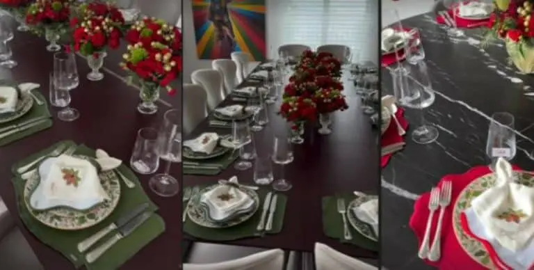 Decoração de Natal Ticiane Pinheiro