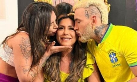 Djidja Mãe e irmão