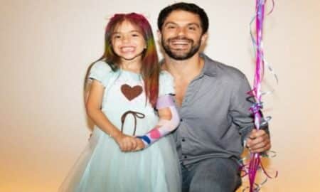 Duda Nagle com sua filha Zoe