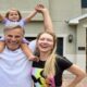 Edson Celulari com esposa e filha