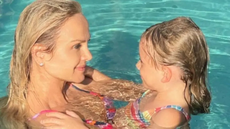 Eliana com a filha