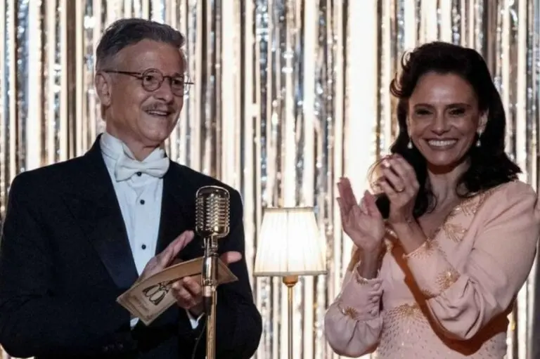 Eugênio (Marcello Novaes) e Violeta (Malu Galli)