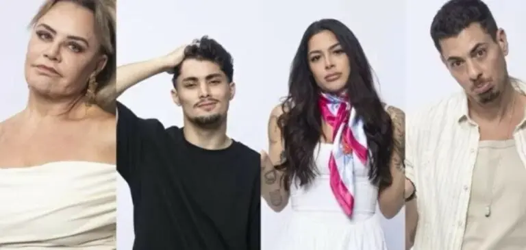 Flor, Gui, Luana e Sacha