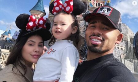 Gabriel Jesus Raiane Lima e filha