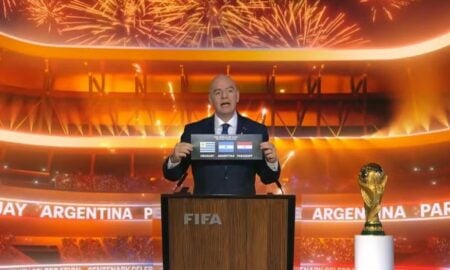 Gianni Infantino oficializa Uruguai, Argentina e Paraguai como sedes da Copa do Mundo de 2030