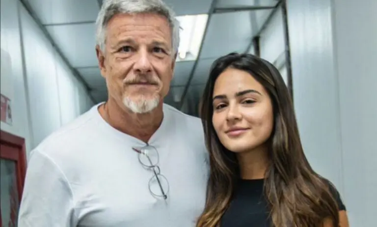 Giullia Buscacio e Marcello Novaes