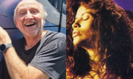 Hans Donner e Isadora Ribeiro, musa da abertura de 'Tieta'