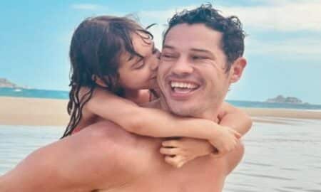 José Loreto com sua filha