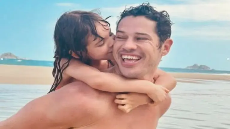 José Loreto com sua filha
