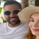 Lindsay Lohan com o marido Bader Shammas