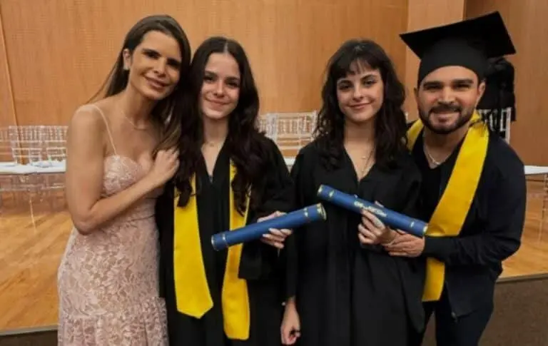 Luciano Camargo e filhas