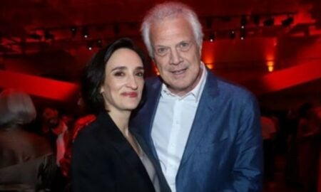 Maria Prata e Pedro Bial