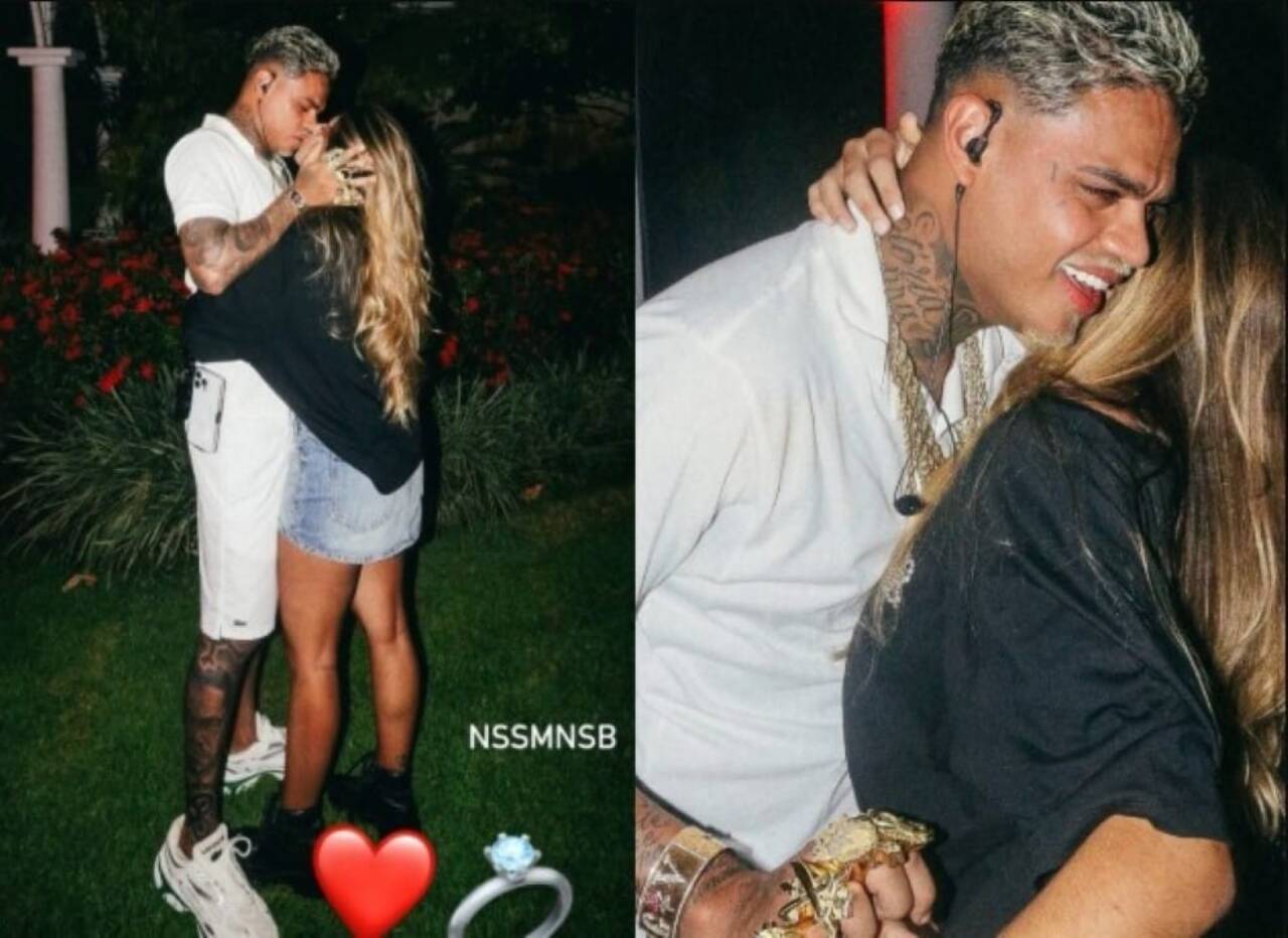 MC Cabelinho publica foto beijando loira misteriosa e deixa seguidores intrigados
