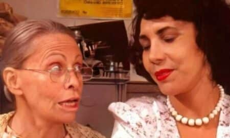 Miriam Pires e Arlete Salles em 'Tieta'