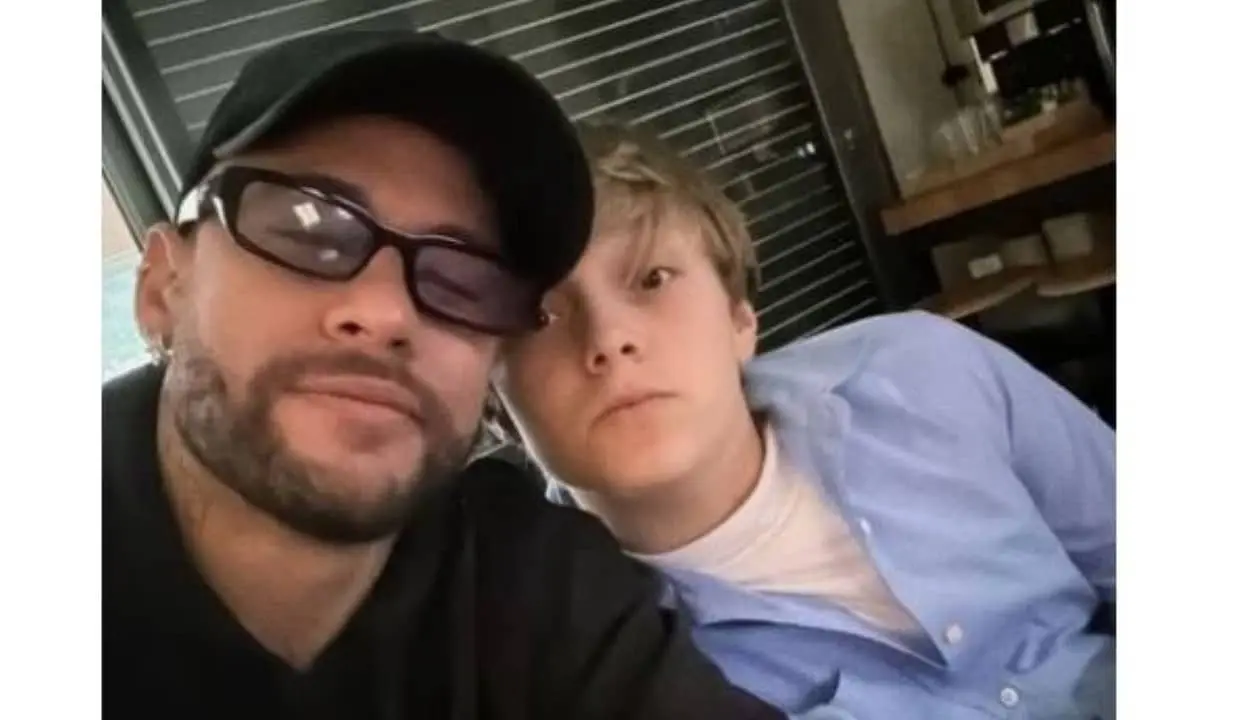 Neymar e Davi Lucca