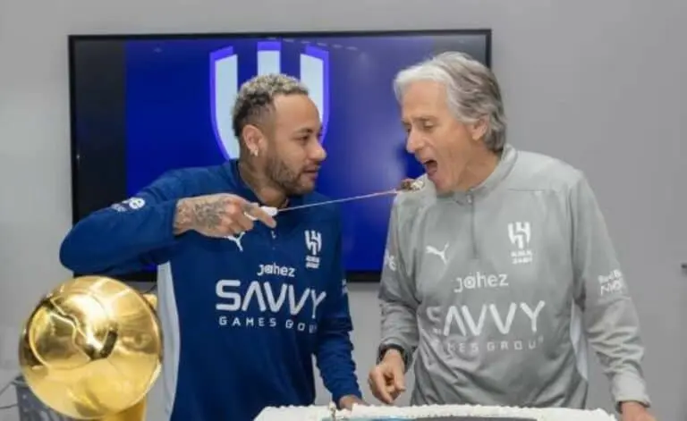 Neymar e Jorge de Jesus AL Hilal