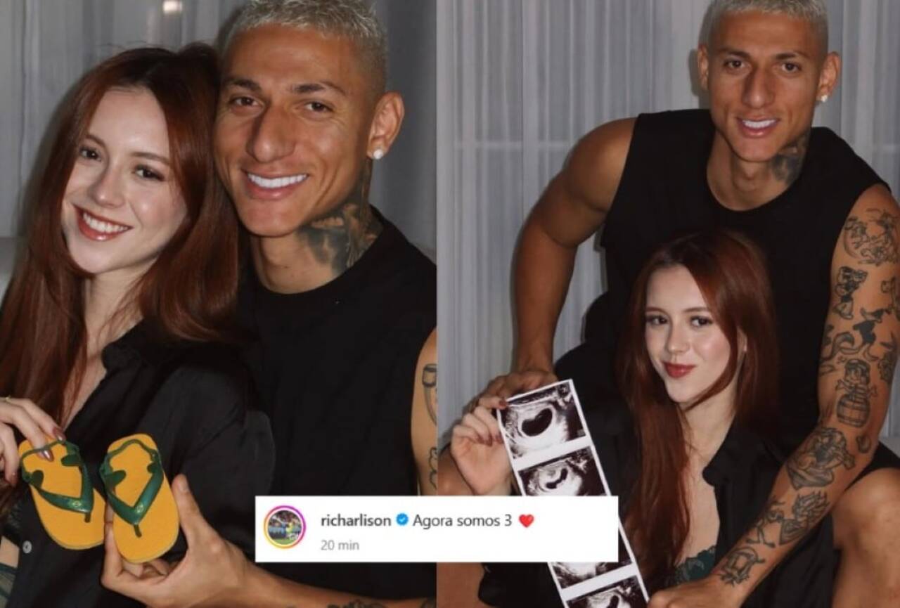 Richarlison celebra futura paternidade com Amanda Araújo e emociona fãs e amigos