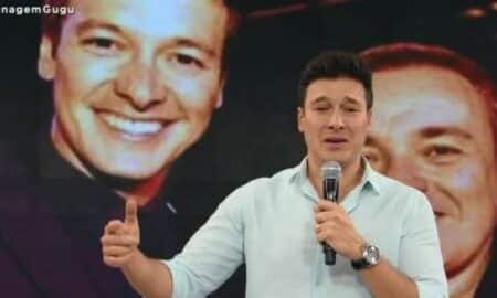 Rodrigo faro em homenagram ao Gugu