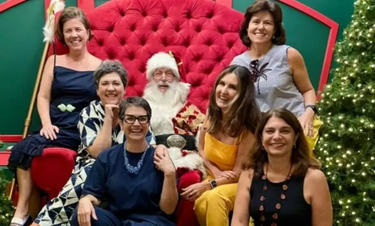 Sandra Annenberg e Fátima Bernardes com amigas