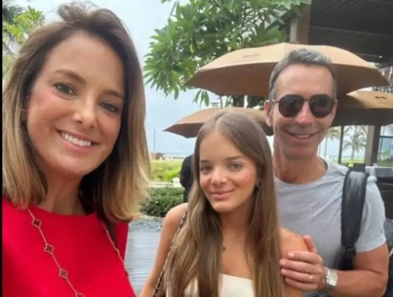 Ticiane Pinheiro, Rafaella Justus e César Tralli