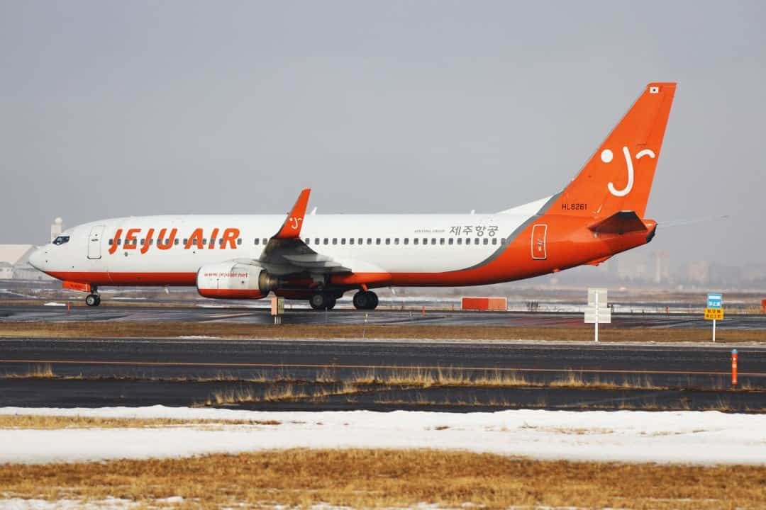 Um Boeing 737-800 da Jeju Air