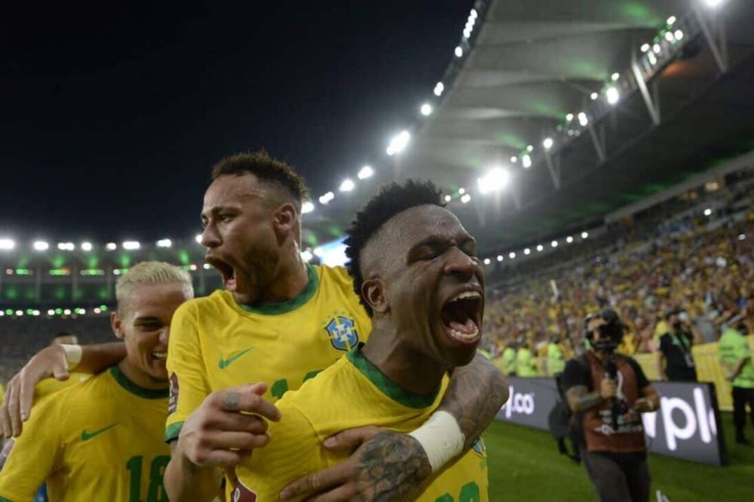 Vinícius Júnior e Neymar Seleção Brasileira